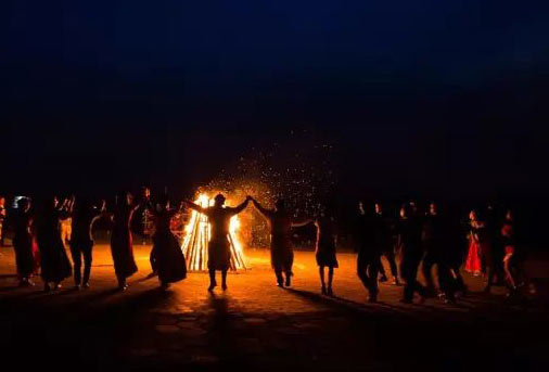 Climax-Bonfire-Party in Hochzeit